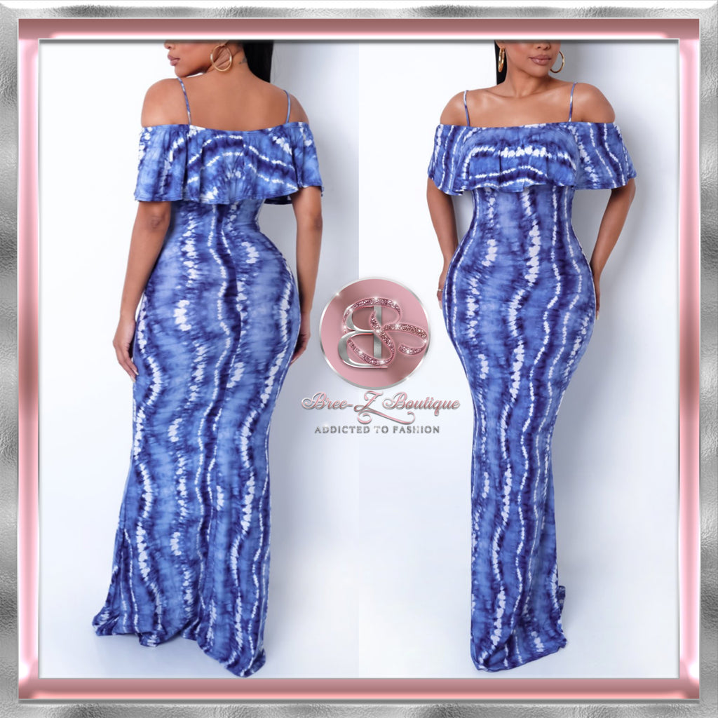 AZULEJO MAXI DRESS