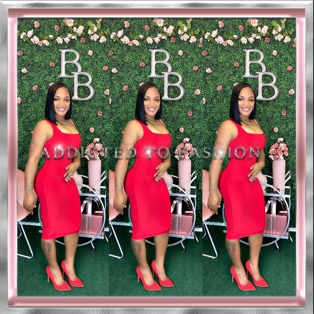 XENIA MINI DRESS RED