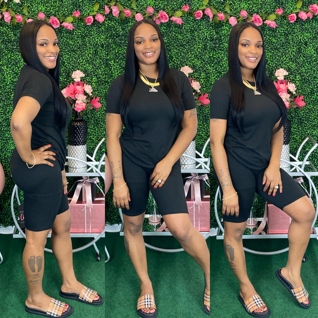 RELAX 2PC SET-BLACK