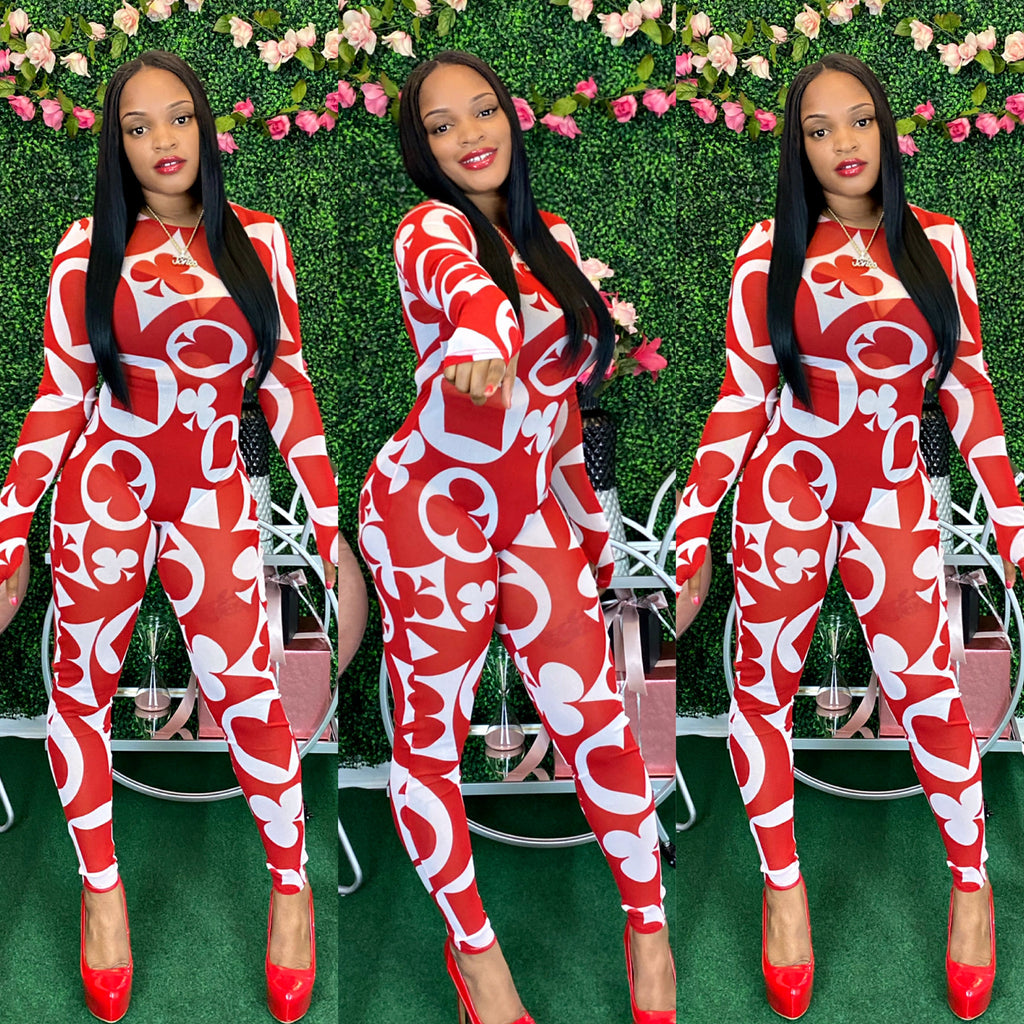 HOUSE OF CARDS JUMPSUIT S-L