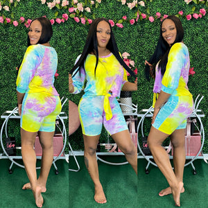 TIME TRAVEL 2PC SHORT SET S-L