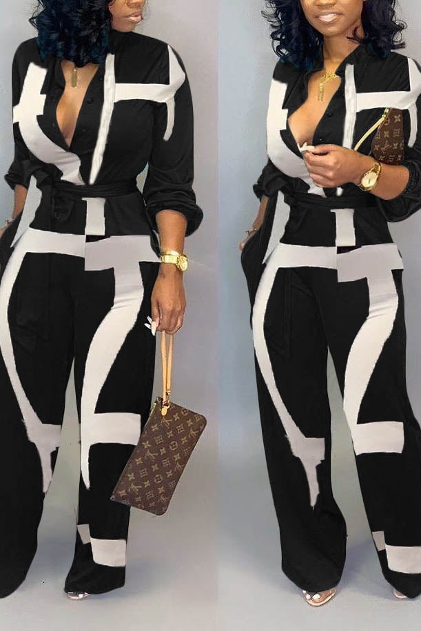 MIXED SIGNALS JUMPSUIT S-3X